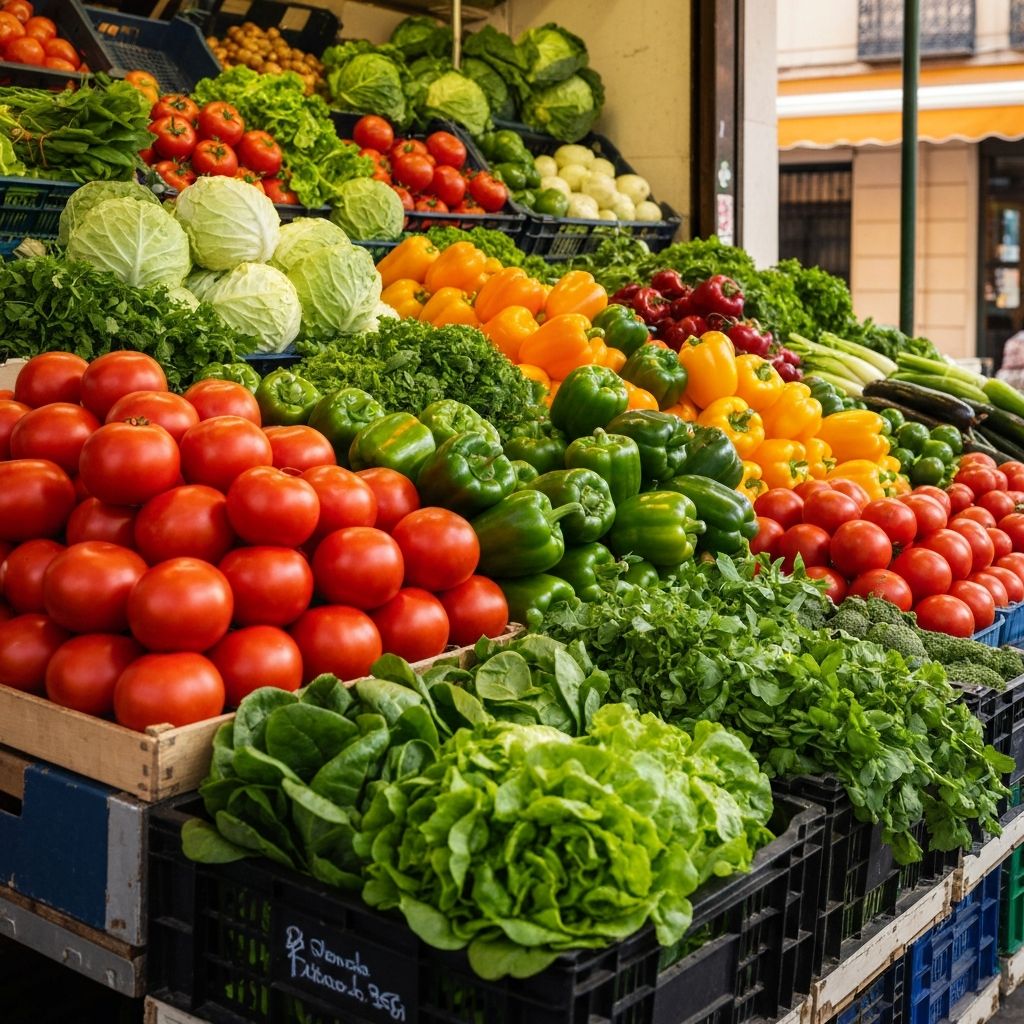 Verduras frescas